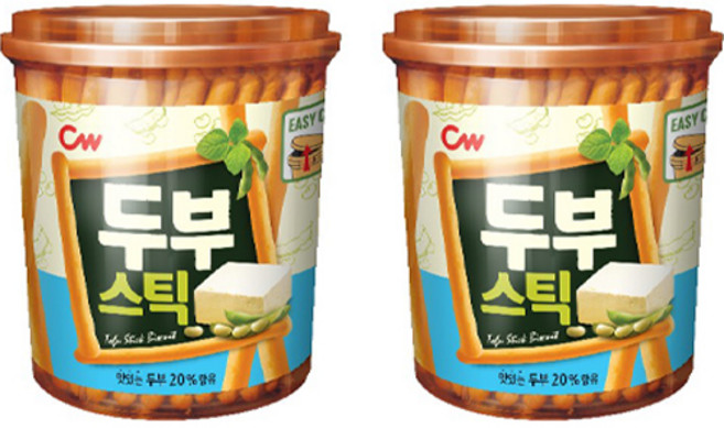 CW 豆腐餅乾棒, 220g, 2罐