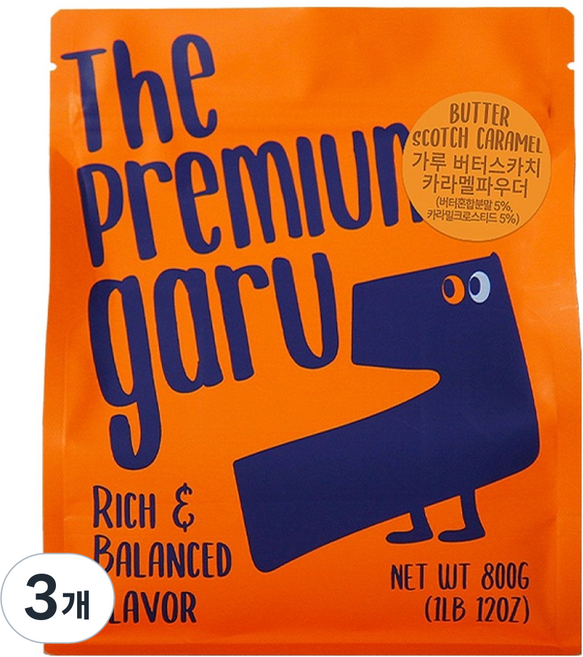 가루 버터스카치 카라멜 파우더, 800g, 800ml, 1개입, 3개