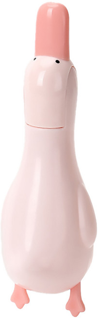 아우라팸 욕실 세면대 벽면 부착 머리카락 집게, 핑크