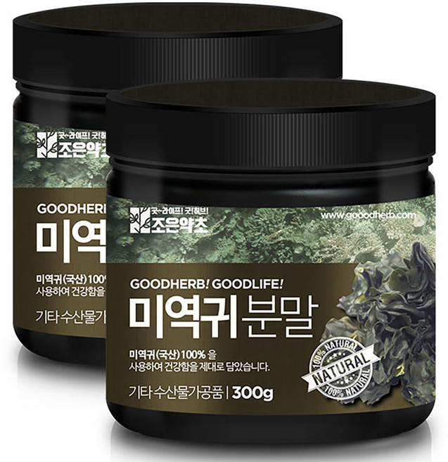 조은약초 미역귀 분말, 300g, 2개