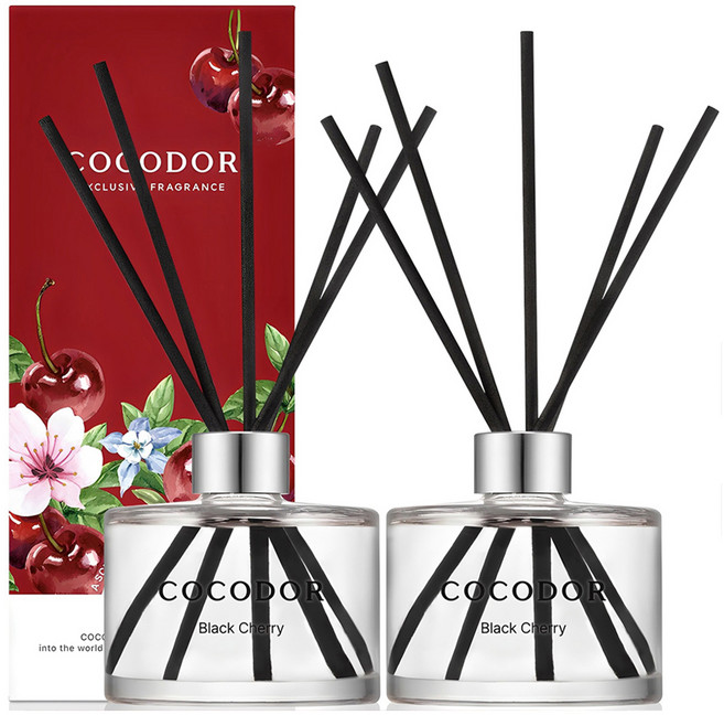 코코도르 퍼퓸 디퓨저, 블랙체리, 200ml, 2개