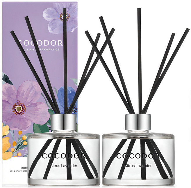 코코도르 퍼퓸 디퓨저, 시트러스라벤더, 200ml, 2개