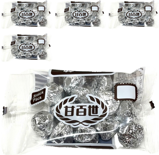 KAISER 甘百世 凱莎粒 巧克力糖 香濃可口 經典水滴狀, 70g, 5袋