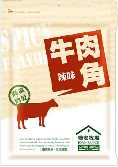 喬安牧場 高粱酒辣味牛肉角, 170g, 1袋