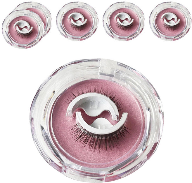 自黏假睫毛 輕鬆佩戴 加密長款 一組三對, 2組