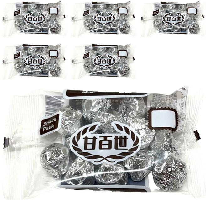 KAISER 甘百世 凱莎粒 巧克力糖 香濃可口 經典水滴狀, 70g, 6袋