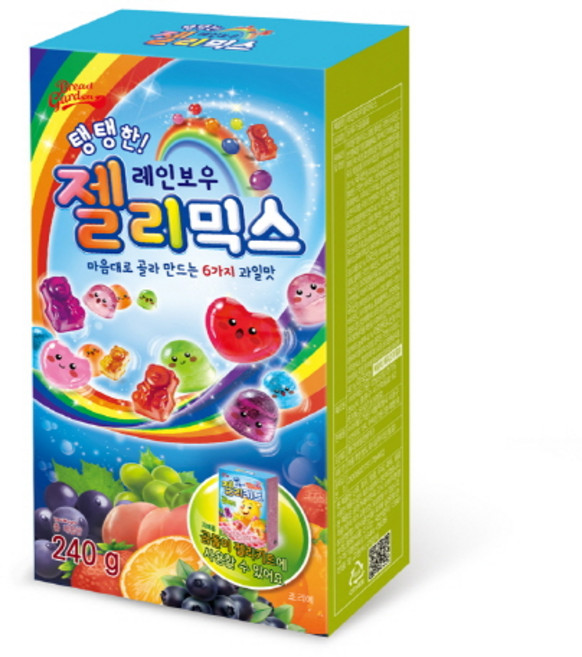 브레드가든 레인보우 젤리믹스세트, 240g, 1개