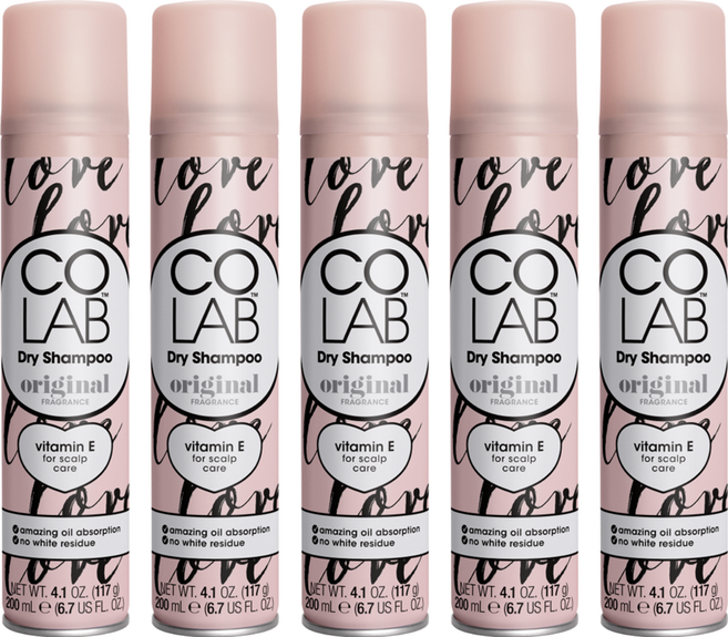 코랩 퍼퓸 드라이 샴푸 오리지널, 200ml, 5개