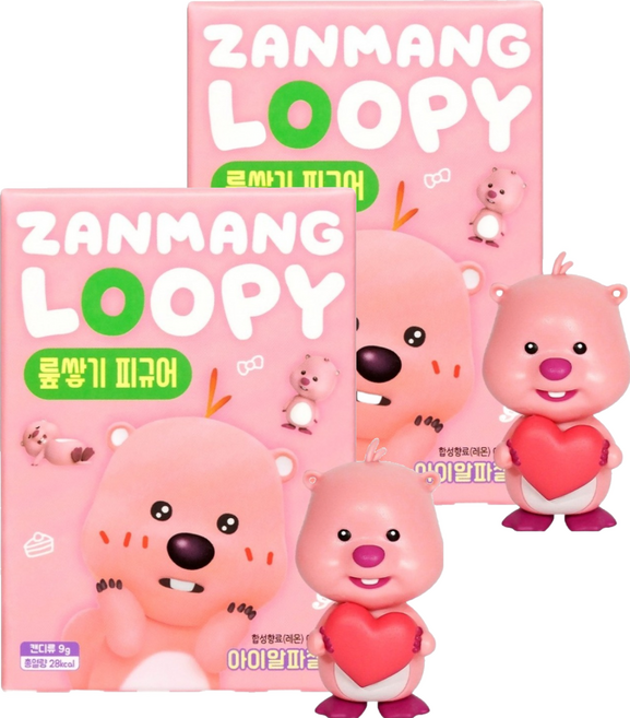 아이코닉스 잔망루피 피규어 랜덤발송 캔디, 9g, 2개