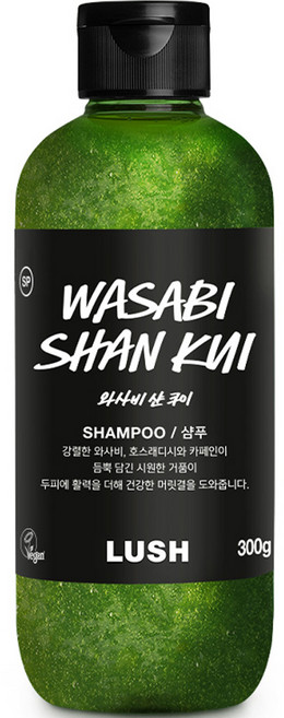 러쉬 와사비 샨 쿠이 샴푸 상쾌한향, 300g, 1개