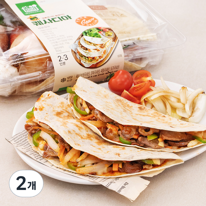 프레시밀 퀘사디아 2~3인분, 765g, 1개입, 2개