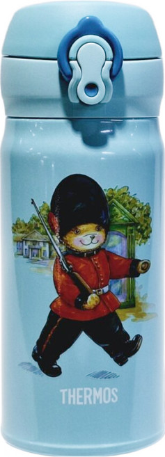 THERMOS 膳魔師 精典泰迪保溫瓶 350ml, 粉嫩綠, 1個