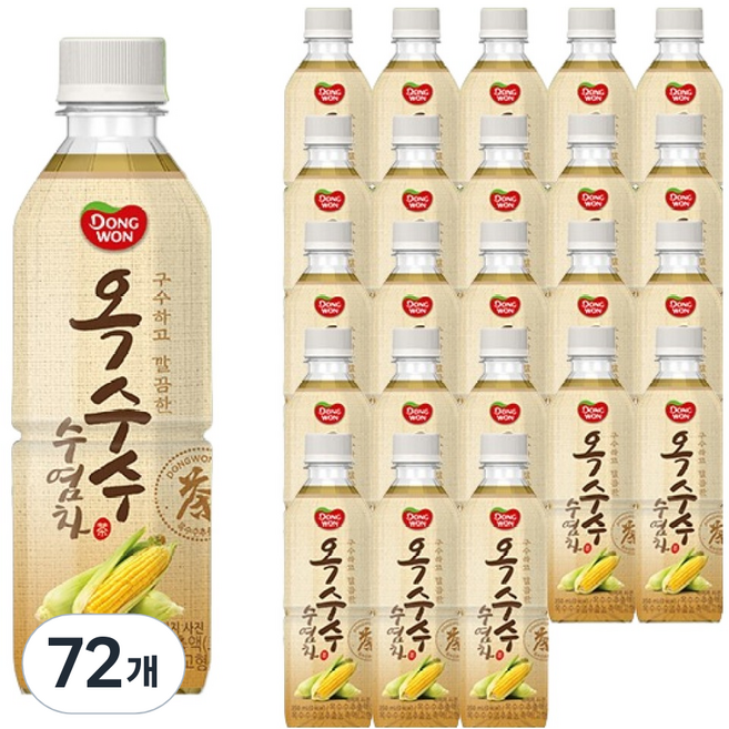 동원 옥수수수염차, 350ml, 72개