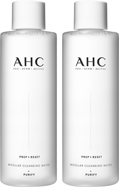 AHC Prep + Reset 微粒卸妝潔膚水, 255ml, 2瓶