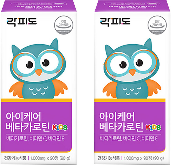 락피도 아이케어 베타카로틴, 90정, 2개
