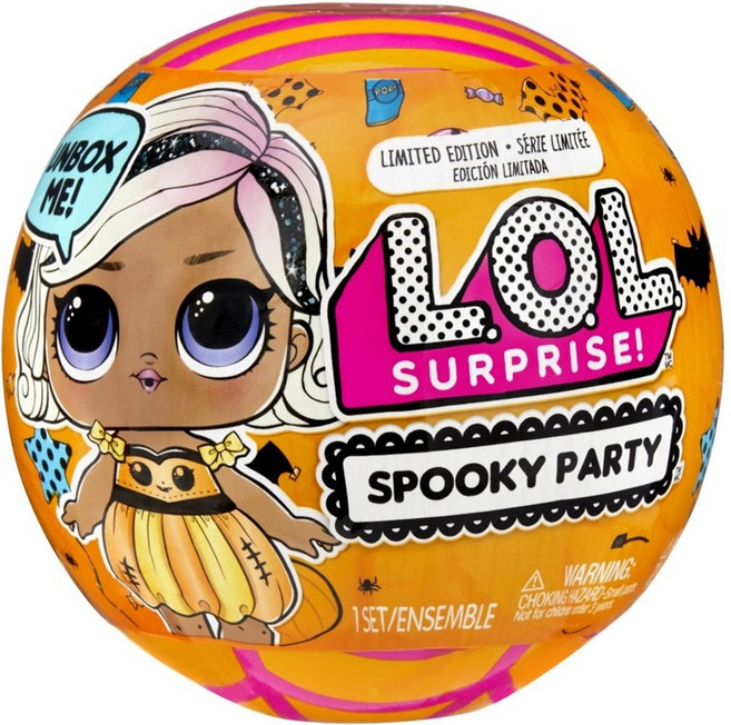 L.O.L Surprise 驚喜寶貝蛋 萬聖派對寶貝 隨機出貨一款, 1入