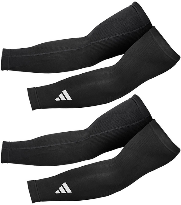 아디다스피트니스 컴프레션 암 슬리브 2p, 2세트, 블랙