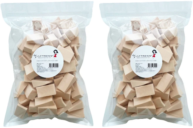 아이엑트리스 삼각 퍼프 100p, 2개 - 쿠팡