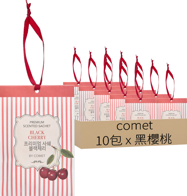 comet 香氛袋, 黑櫻桃, 10g, 10包