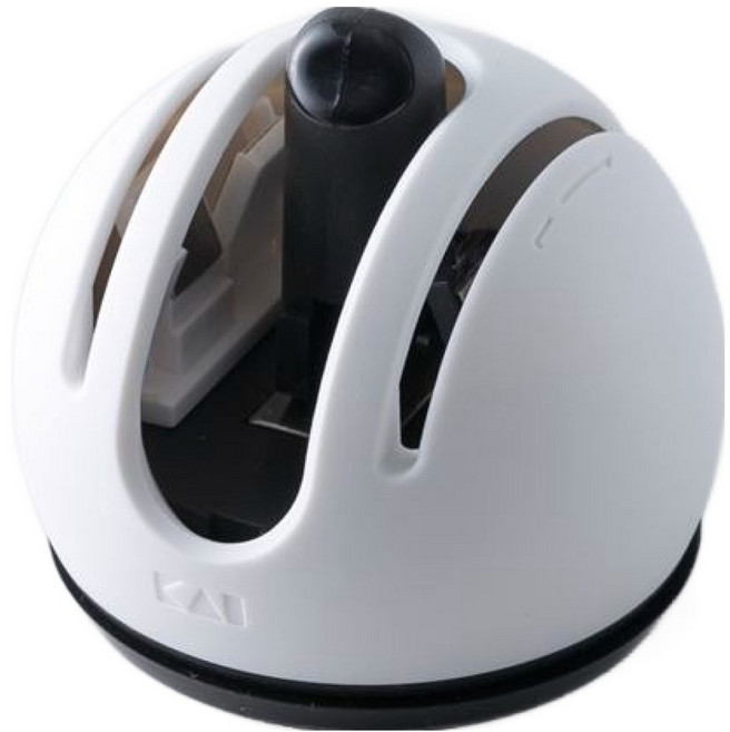 KAI 貝印 球型磨刀器, 白色 + 黑色, 1個