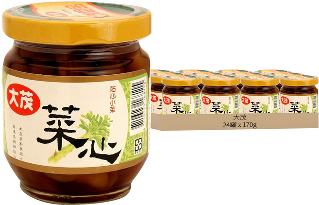 大茂 菜心, 170g, 24罐