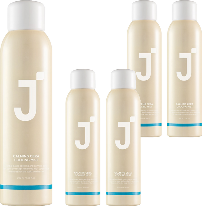 제이숲 카밍 세라 두피 쿨링 미스트 헤어 스프레이, 200ml, 5개