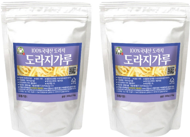 백장생 토종 도라지가루, 300g, 2개