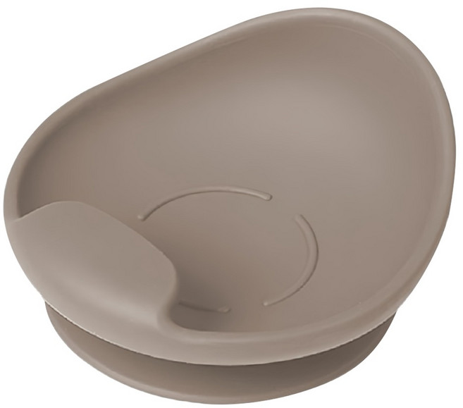 SiliPot 鉑金矽膠湯勺吸盤架, 1個, 可可棕