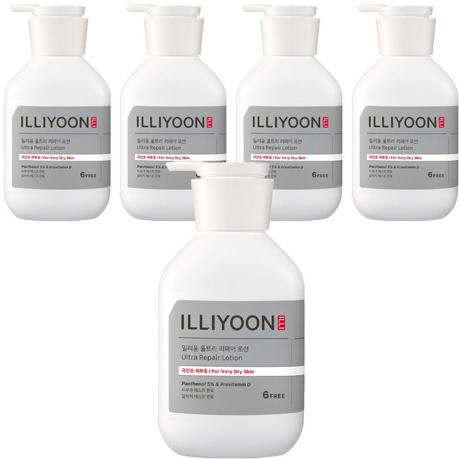 ILLIYOON 一理潤 Ultra護理乳液, 350ml, 5瓶