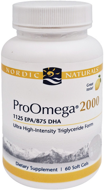 Nordic Naturals 魚油2000, 60顆, 1罐