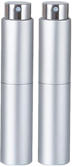 Reddot 紅點生活 防疫不沾紋玻璃噴霧分裝瓶 10ml, 銀色, 2個