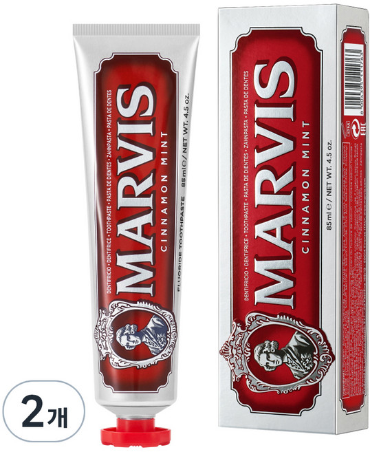 마비스 시나몬 민트 치약, 85ml, 2개