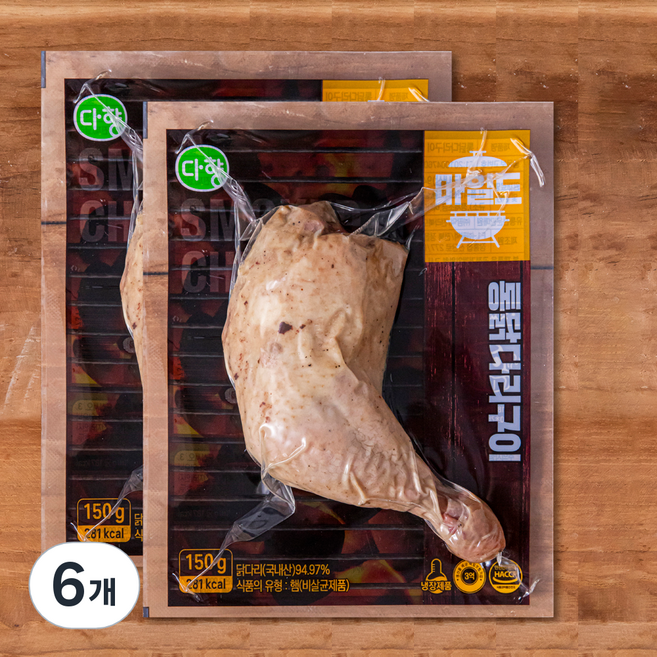 다향 통닭다리구이 마일드, 150g, 6개