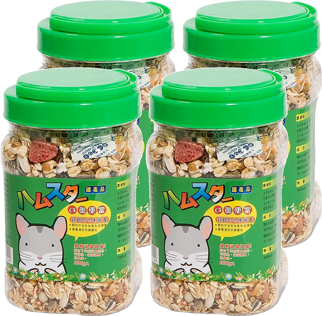 Canary 荷蘭鼠の御飯便當, 4桶, 600g