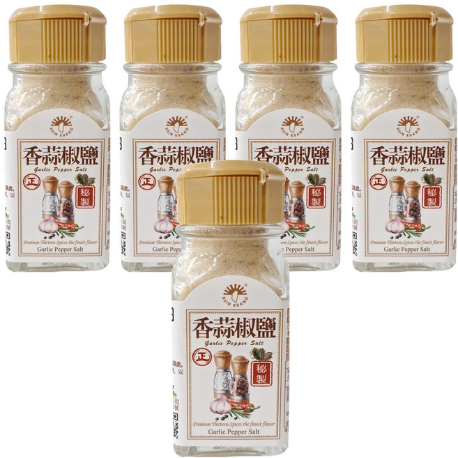新光洋菜 香蒜椒鹽 秘製植物五辛素 Premium Thirteen-Spices, 50g, 5瓶