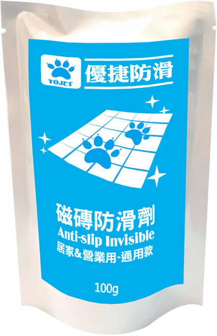 YOJET 優捷防滑 磁磚防滑劑居家&營業用 通用款 0.5坪, 1包, 透明