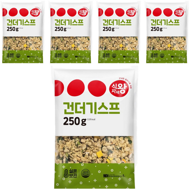 식자재왕 건더기스프, 250g, 5개