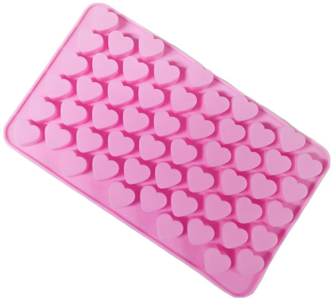 미니하트 55구 몰드, 핑크, 1개