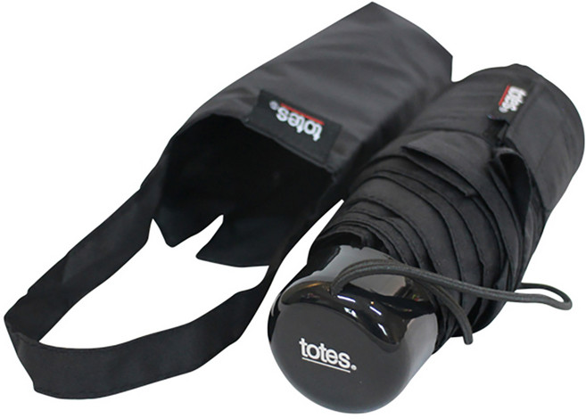 토스 소형 5단파우치 수동우산 양산겸용 UV차단 A105블랙 미국명품우산 AS가능