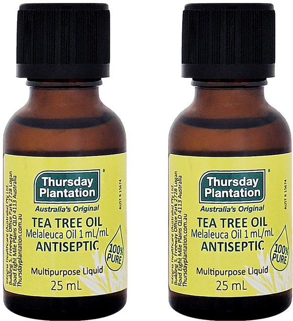 Thursday Plantation 星期四農莊 茶樹精油100%, 25ml, 2瓶