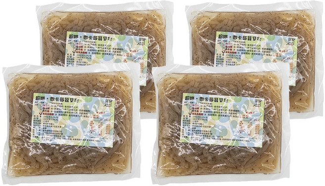 年方十八 微卡即食蒟蒻海藻烏龍麵, 4個, 150g