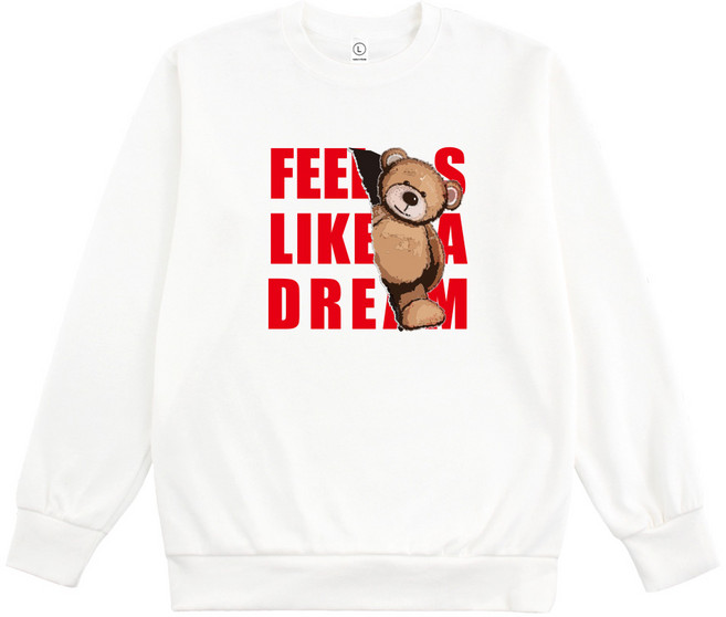 제이비패션 남녀공용 곰인형 맨투맨