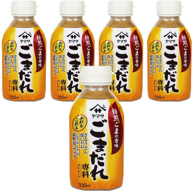 야마사 참깨소스, 330ml, 5개