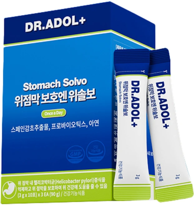 닥터아돌 위점막 보호엔 위솔보, 30회분, 1개 - 쿠팡