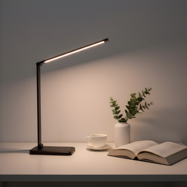 레나에너지 LED 블루라이트 차단 학습용 독서용 스탠드 책상 조명, 블랙