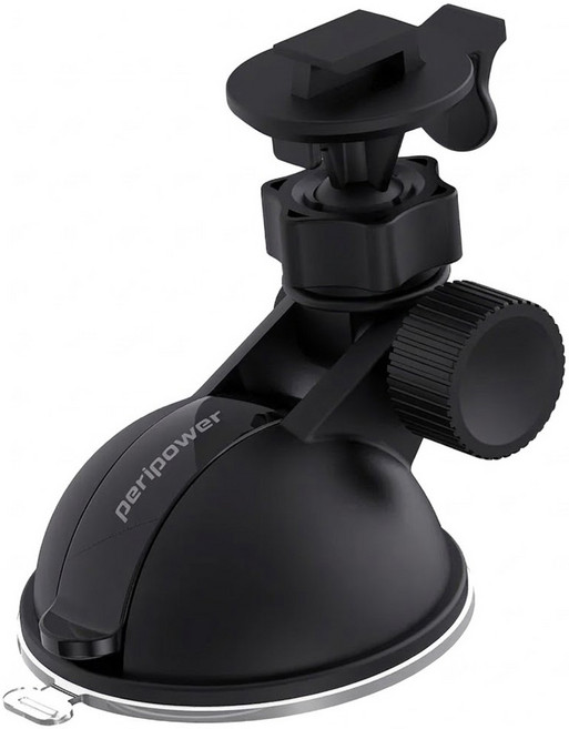 peripower 吸盤式行車紀錄器支架 MT-09, 1個, 黑色
