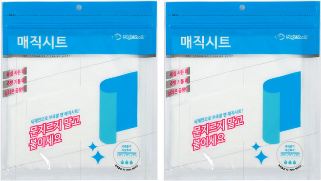 곰팡이 제거 매직시트 대형 5p, 2개