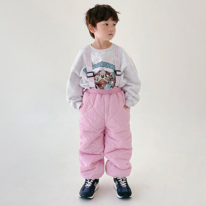 베리클로젯 주니어 윈터 스노우 멜빵 팬츠