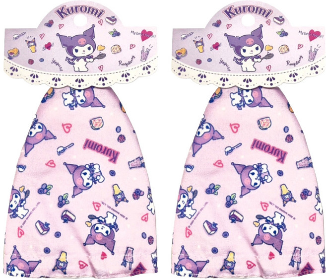 KUROMI 酷洛米 安全帽内襯 HLY-569 2個, 酷洛米 粉色