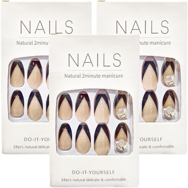 Paula's Nail 寶拉美甲 星月蝴蝶美甲貼片, AP69138, 3盒